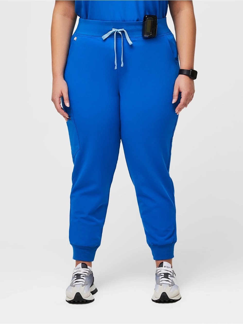 Figs Zamora high waisted jogger scrub pants core royal blue sz XXL Tall